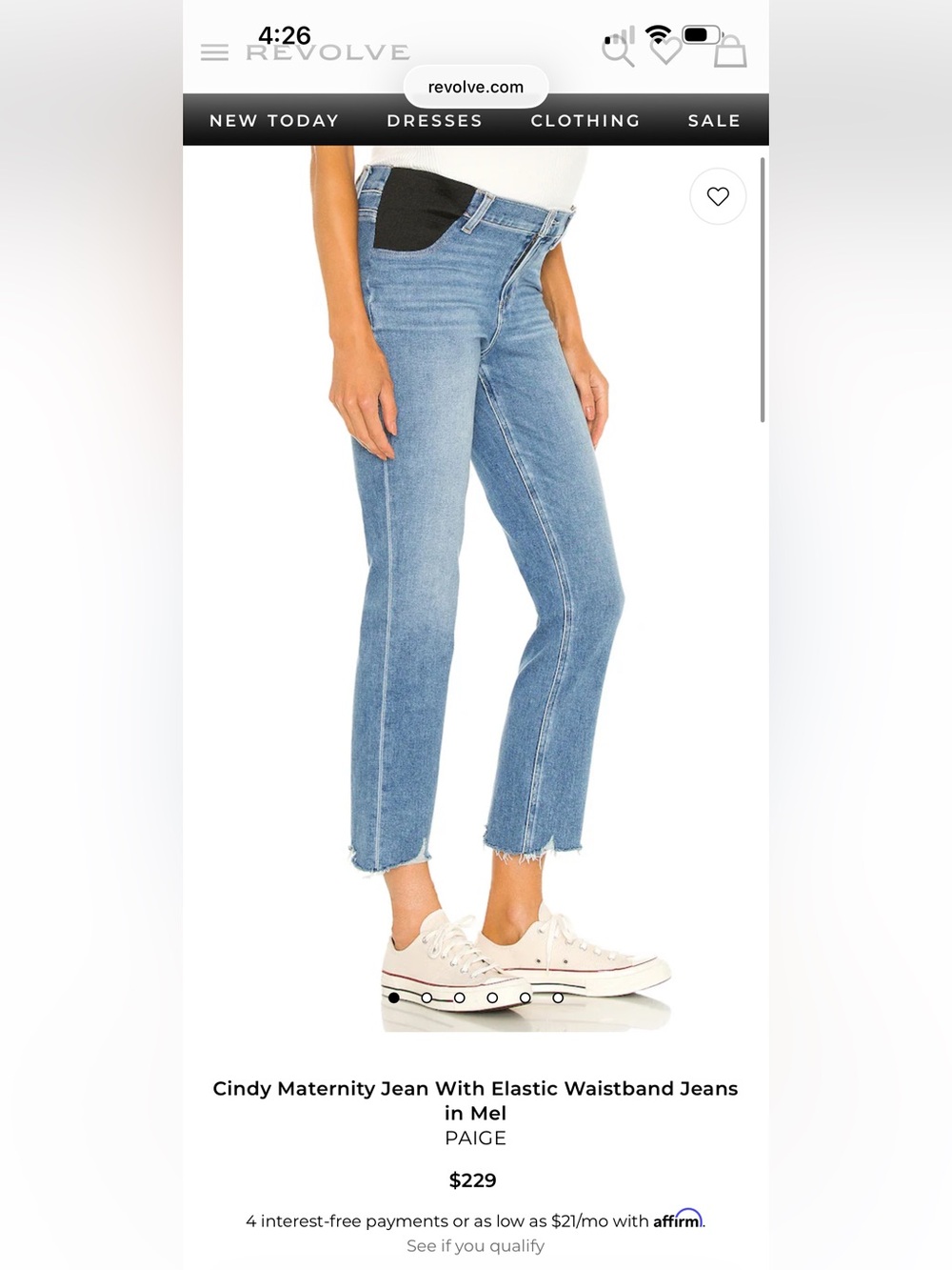PAIGE Light Blue Straight-Leg with Black Waist stretch panels “maternity” EUC - Picture 9 of 9